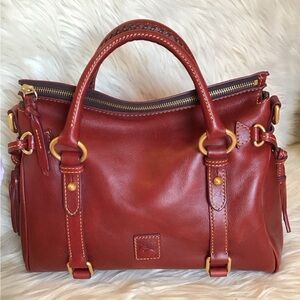 Dooney & Bourke Florentine satchel In Bordeaux
